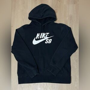 Nike SB Black and White Hoodie